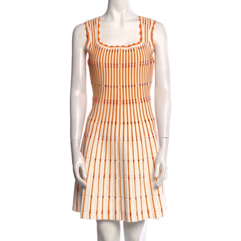 Lela Rose Striped Mini Dress
